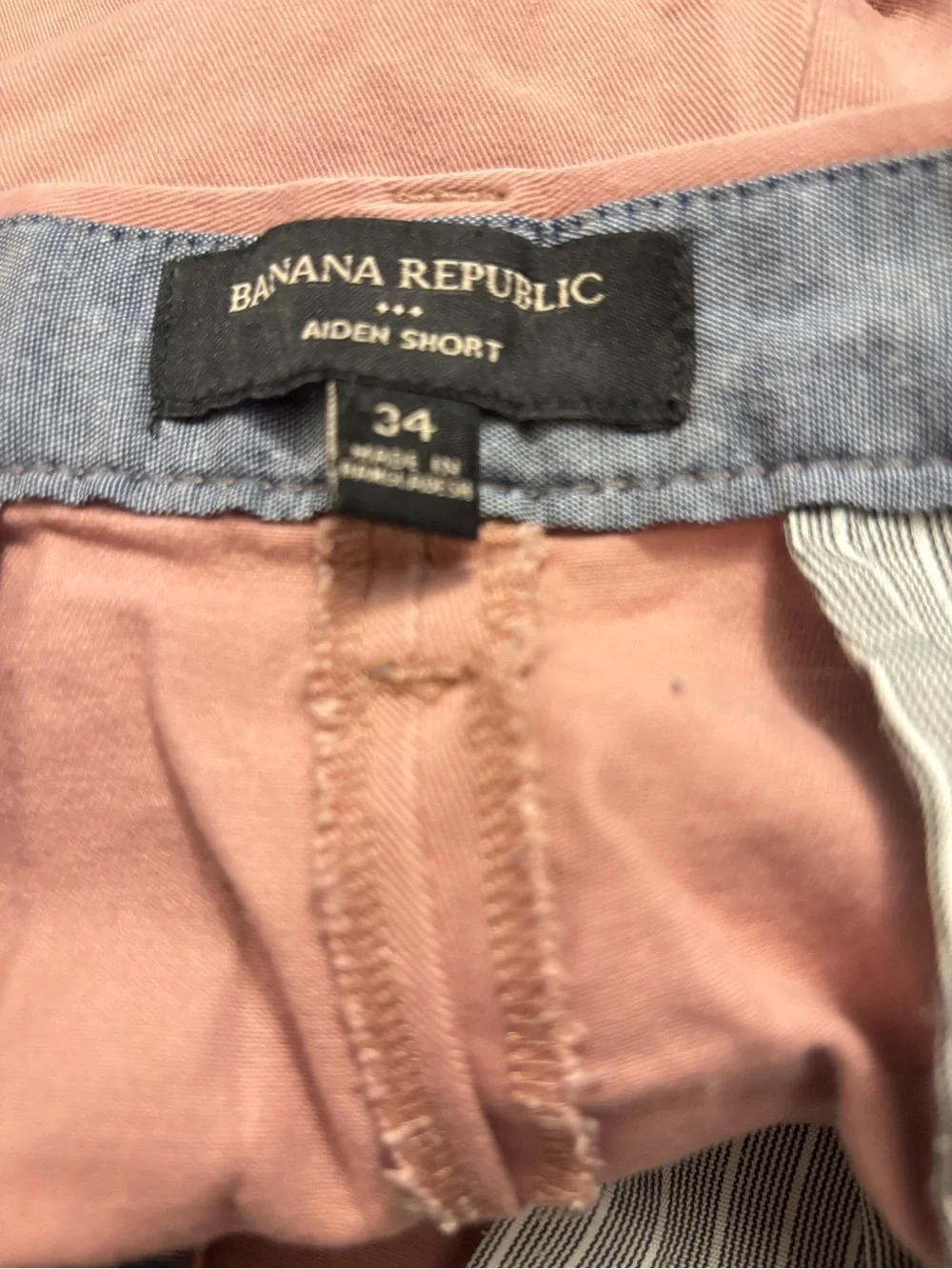 Banana Republic Men's  Cotton Chino Shorts